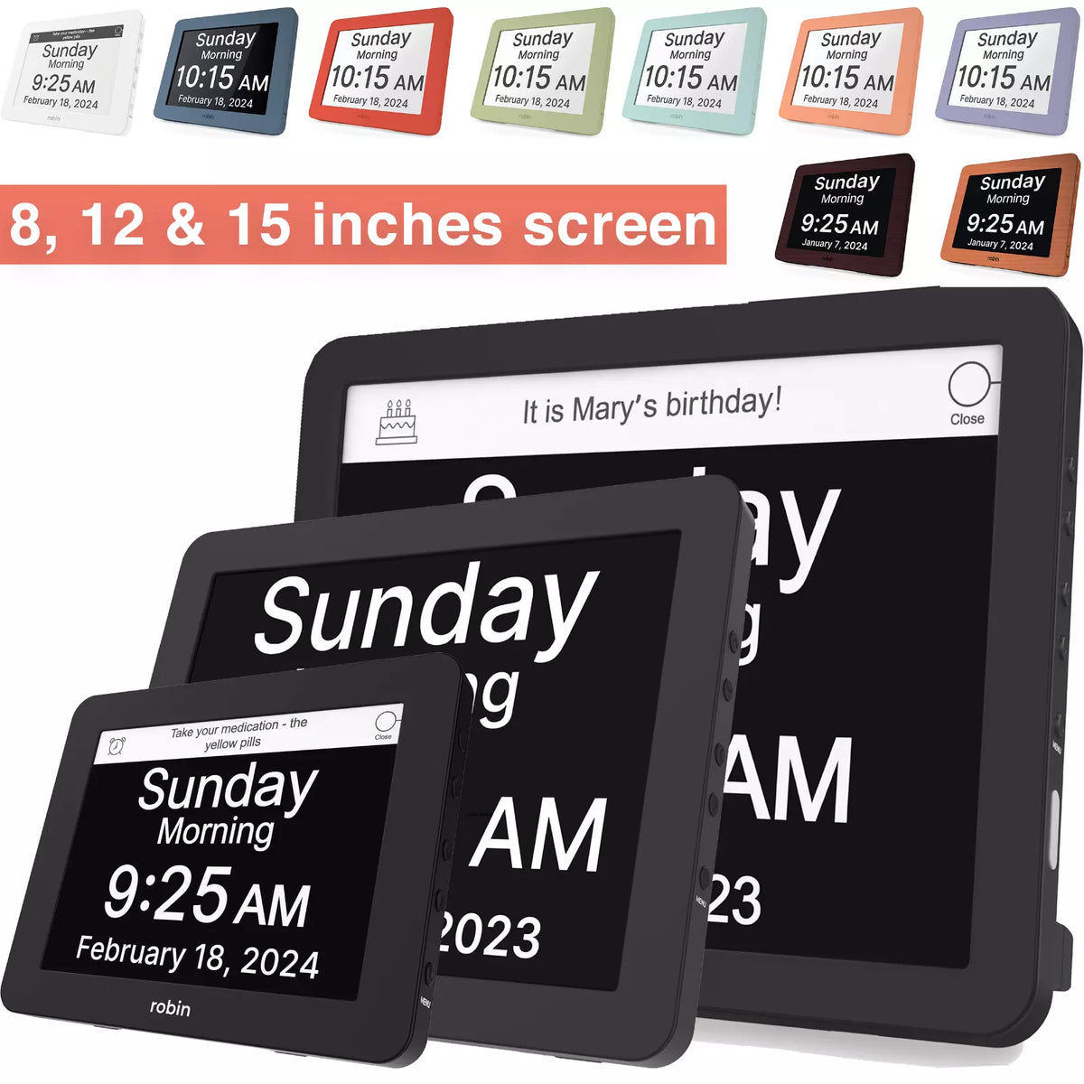 The Robin Day Clock, Helping Your Loved One with Dementia – Robin Clock