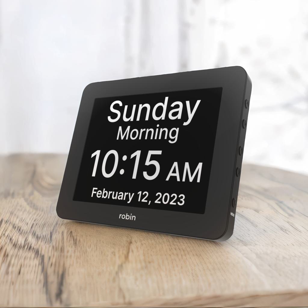 Robin The Ultimate Day Clock and Digital Alarm Clock Robin Clock