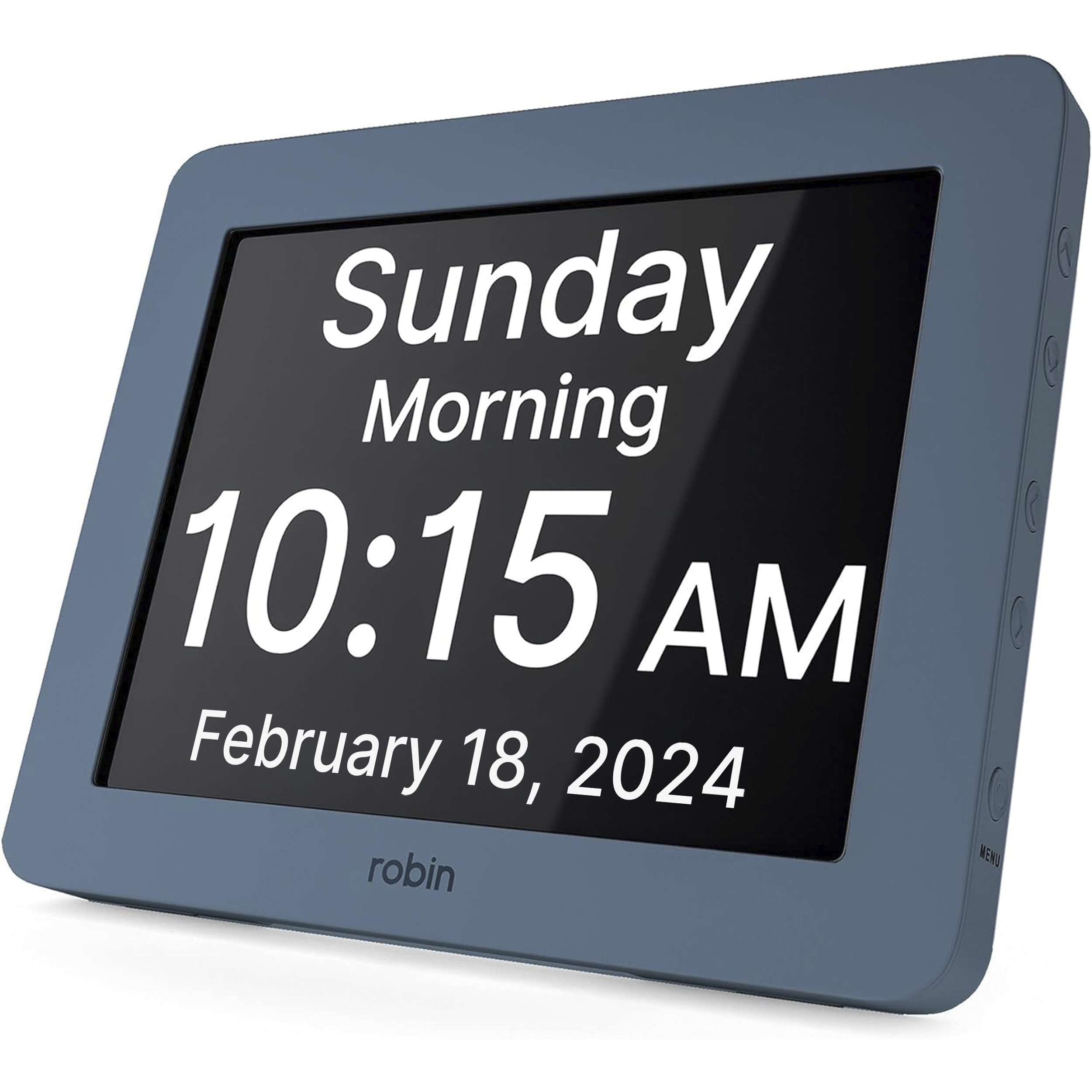 Robin 8" Day Clock Winter Day